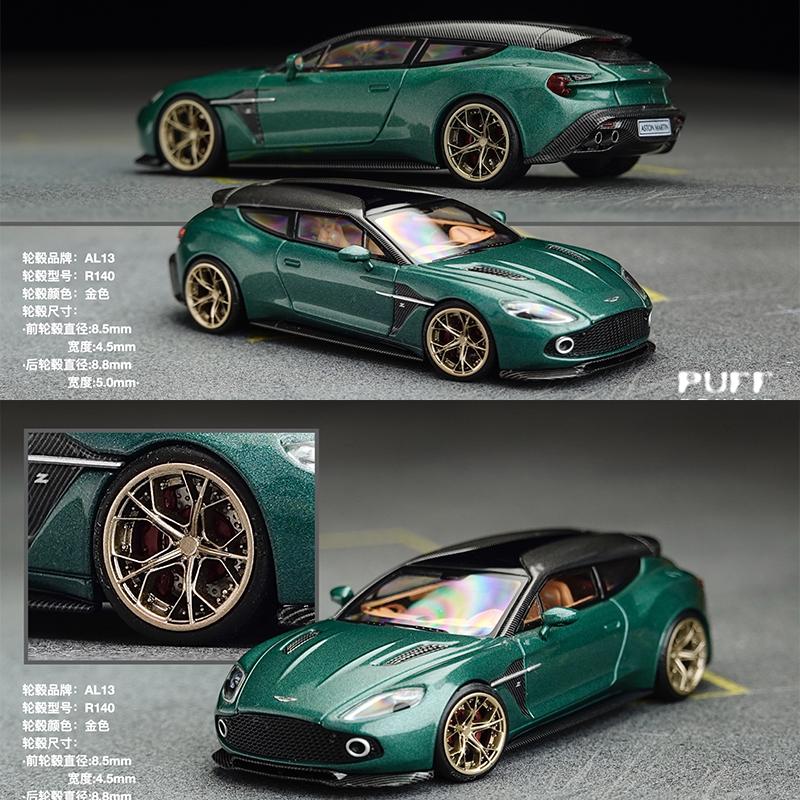 PuffStudio_1/64 Modified Style Wheel-AL13-R140-8.5/8.8mm Plug-in Hub Suitable for 1:64 Car Model Accessories