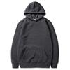Unisex Fleece-Lined Thick Hooded Jacket - Solid Color, Trendy Autumn/Winter Style, Custom Logo Printing