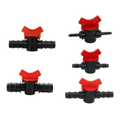 Válvula para Tubo de Irrigação de Jardim 4/7mm 8/11mm Mangueira DN16 DN20 DN25 Tubo Interruptor de Parada de Água Válvula de Controle de Água para Jardim e Agricultura 1 Peça