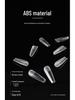 Jieliya Frosted Transparent Ultra-Thin Seamless Nail Tips - Full & Half Cover, No Etching, Size Supplement Included.