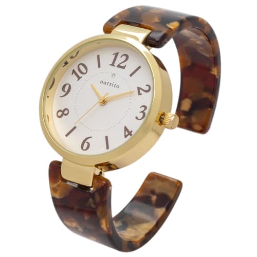 Fieldwork Women's Analog Acetate Bangle Watch YM119-4 Brown