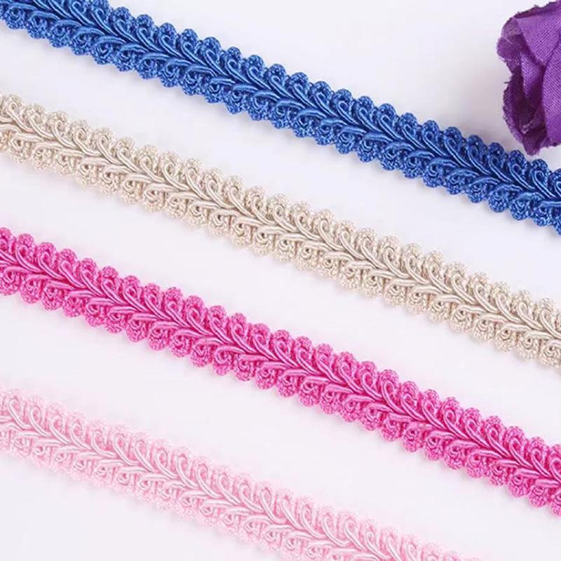 40 Yards Braided Lace Wedding Decoration Fabric Curve Lace Trim Ribbon DIY Craft Sewing Accessories Centipede Lace Wholesale