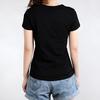 Puma Sports Fitness Printed Short Sleeve T-Shirt Women Tops Black 581631-01