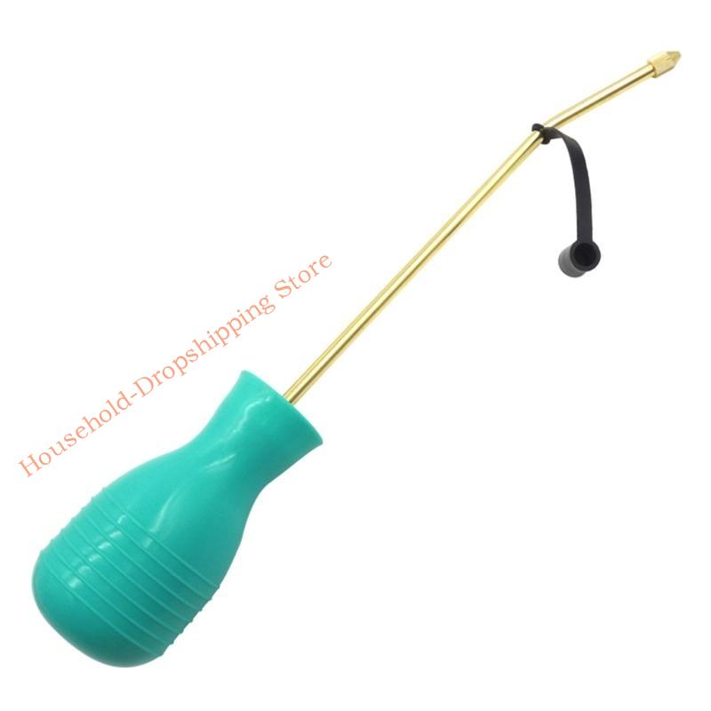 85AD Control Bulb Sprayer Handheld Diatomaceous Earth Powder Duster With Long Copper Tube Get Rid of