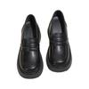 Small leather shoes for women's British retro versatile flat-soled loafers 2025 spring and autumn new soft-soled one-pedal single shoes