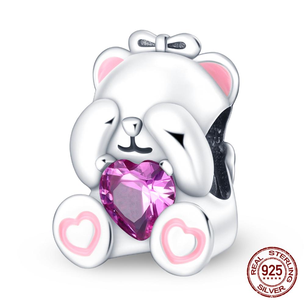 Originale Eulenperlen, 100 % Kupfer, Glückskatzen-Elefanten-Anhänger, passend für Originalarmbänder, DIY-Schmuckherstellung, Geschenk für Frauen