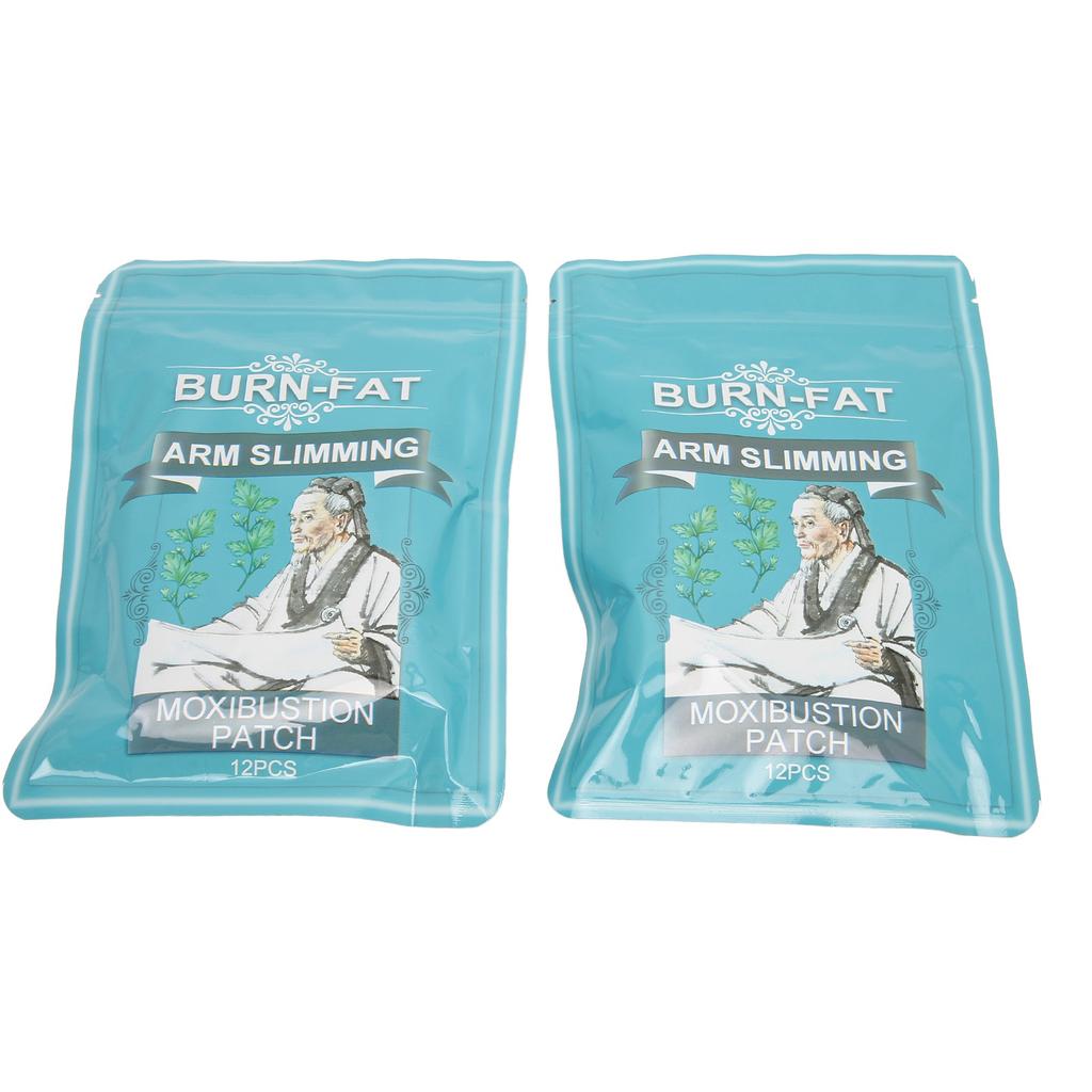 2 worki plaster wyszczuplający ramiona Profesjonalny ziołowy ekstrakt Moxibustion Spalanie tłuszczu Plaster modelujący ramiona dla