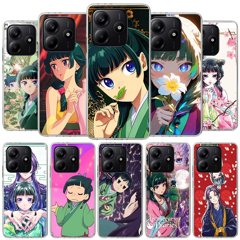 A-Apothecary D-Diaries Anime Phone Case For Xiaomi Redmi Note 15 14 13 12 11 10 Pro Plus 14S 12S 11S 11T 11E 10S Soft Fundas She