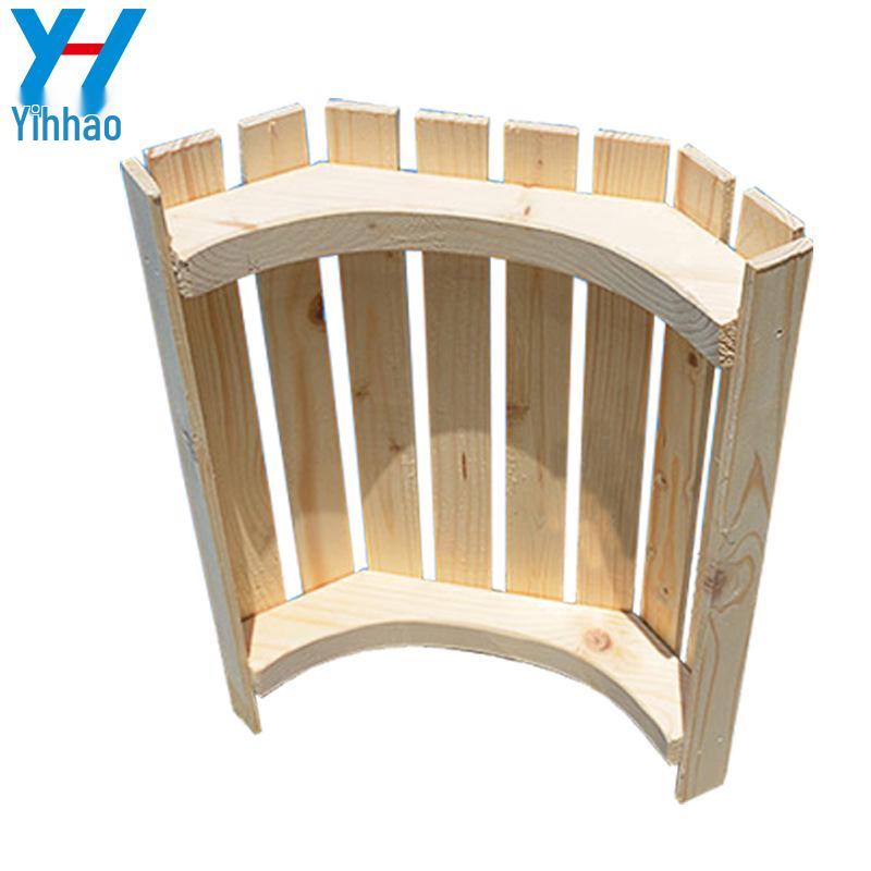 Explosion-Proof Wooden Sauna Lampshade: Solid Wood Protective Cover for Dry and Steam Rooms