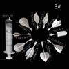 10 Pcs Pudding Nozzle Jelly Flower Cake Jello Gelatin Art Tool Russia Nozzle