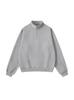 Fall Half Zip Stand Collar Loose Vintage Sweatshirt Unisex Fleece Pullover FW350 Classic Solid Color Cozy Casual