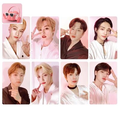 Stray Kids Evento Ufficiale NACIFIC Round 3 Fotocarta Olografica Rosa UFFICIALE