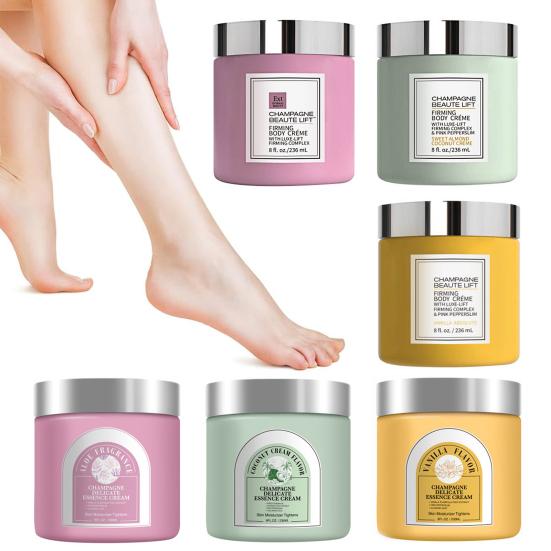 2 ks Zpevňující tělové mléko Champagne 236 ml Krém proti stárnutí pro zpevnění pleti Hydratační hydratační krém na krk, paže, břicho