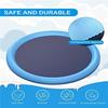 Dog Toy Eco-Friendly PVC Dog Swim Bath Pool Cooling Game Non-Slip Mat Foldable Water Splash Sprinkler For Outdoor Water Play Mat