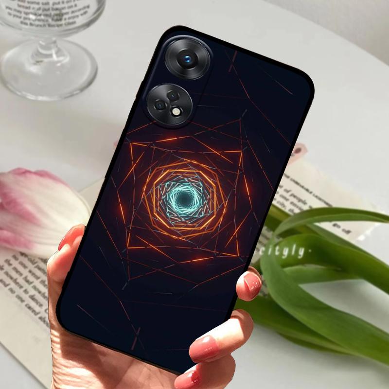 For Oppo Reno8 T 4G 5G Case Reno8T 8T Cool Fashion Soft Silicone TPU Phone Cover For OPPO Reno8 4G 5G Shockproof Bumper Fundas