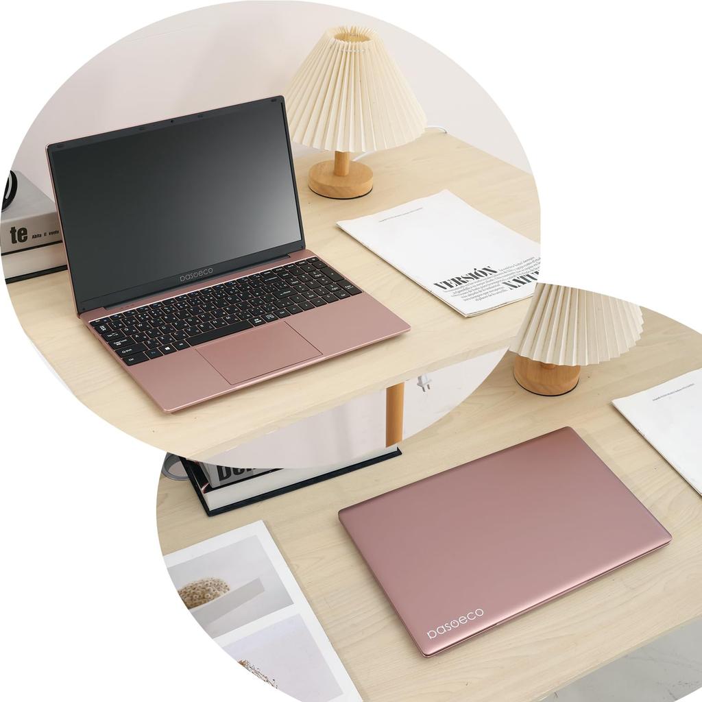 Latest 14th Generation FHD IPS Intel Numeric Windows 11 MS Office USB Bluetooth 256GB [2026 Model] Laptop, 15.6-inch 19201080 LCD, N95, Pink, Keypad,