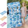 Durable Inflatable Water Floating Bed For Adults Extra Thick PVC Material Leaf Design Pool Mat