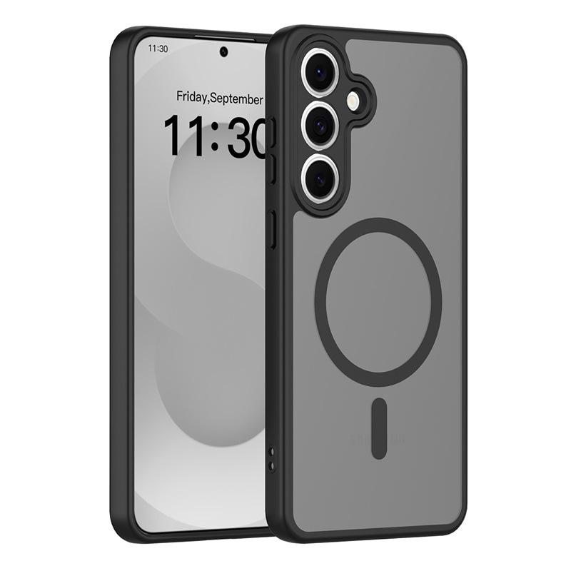 Magnetic Skin Feel Phone Case for Samsung S26 Ultra, S25 FE/S24, Frosted A17