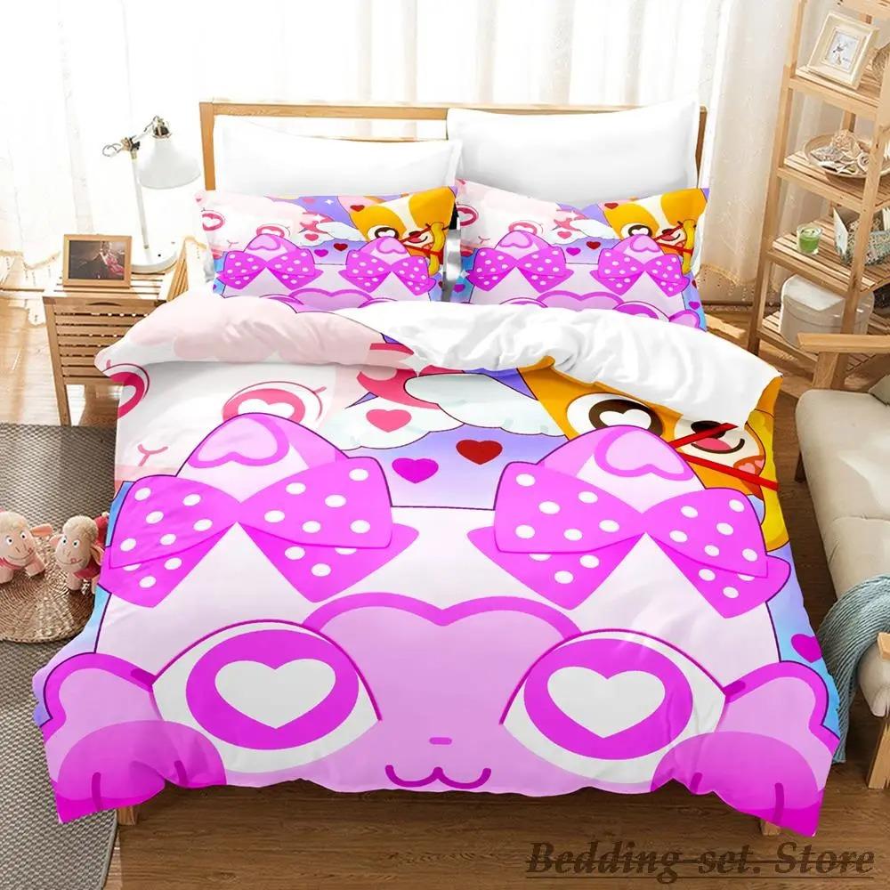 

Game Pet Simulator X Комплект постельного белья Single Twin Full Queen King Size Комплект постельного белья Adult Kid Bedroom Duvetcover Sets parure de lit Bed EU Single 135x200cm