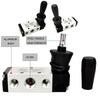 Valvola Pneumatica a Leva Manuale 5/2 Vie Controllo Manuale 2 Posizioni 3 5 Porte Push-Pull 3H210-08 4H210-08 4H410-15