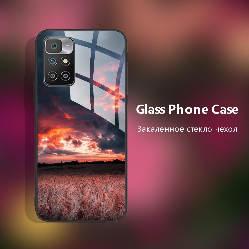 For Xiaomi Poco M4 Pro Case 5G Poco M4 Pro 4G Cool Tempered Glass Cover Phone Case For Poco X4 Pro 5G Bumper Protective Capa