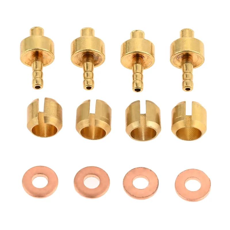 4 Sets Bicycle Brake Olive Connecting Insert for Hope Brake Hoses Mountain Bike Disc Brake Line Olive Connector Insert Accessory