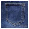 Hög midja Smal passform Retro Midi Denimkjol med Enkelknäppt Sprund
