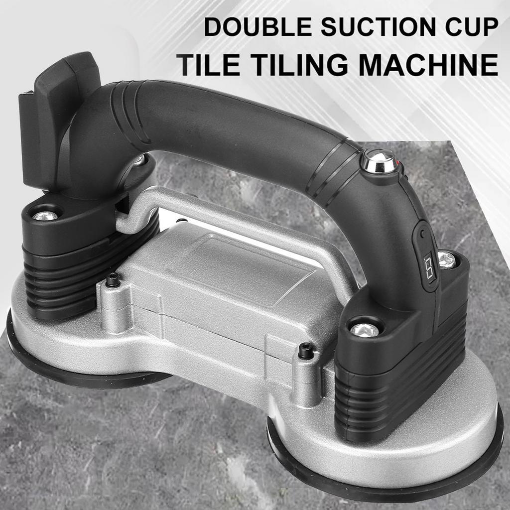 2000 mah 60-120mm Portable Tiling Tiles Machine Tiles Vibrator Suction Cup Adjustable Automatic Floor Vibrator Leveling Tool With Battery