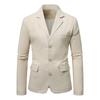 Men'S Single Breasted British Fashionable Casual Suit Jacket Youth Suit