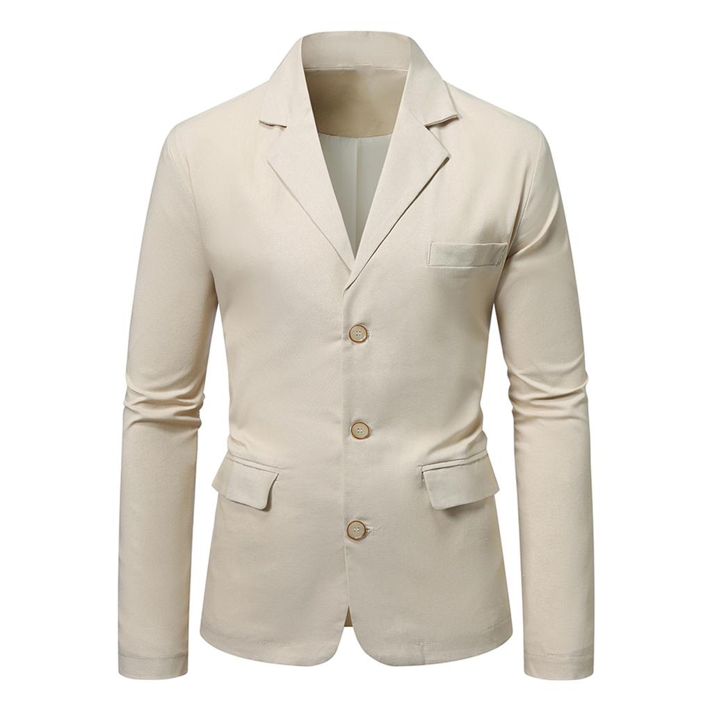 Men'S Single Breasted British Fashionable Casual Suit Jacket Youth Suit