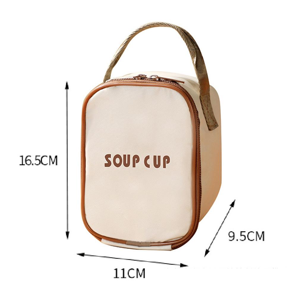 Теплоизоляционная термоизоляционная сумка сумка для ланч-бокса для завтрака на работе и пикнике маленькая утолщенная переносная сумка