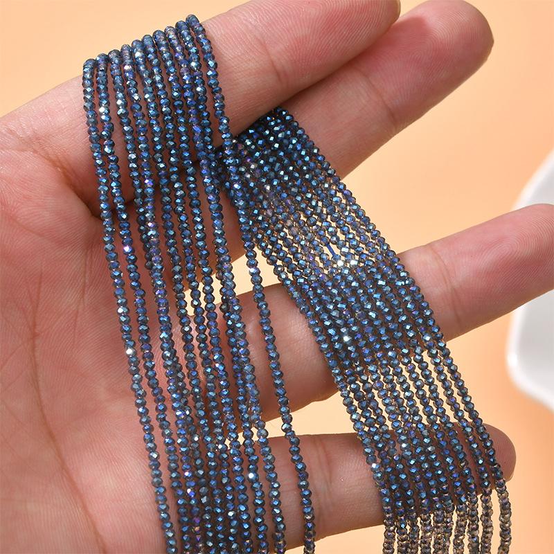 10Strands Faceted Beads 3mm Plated Color Isolation Beads For Jewelry Making DIY Necklace Bracelet Earrings Accessory