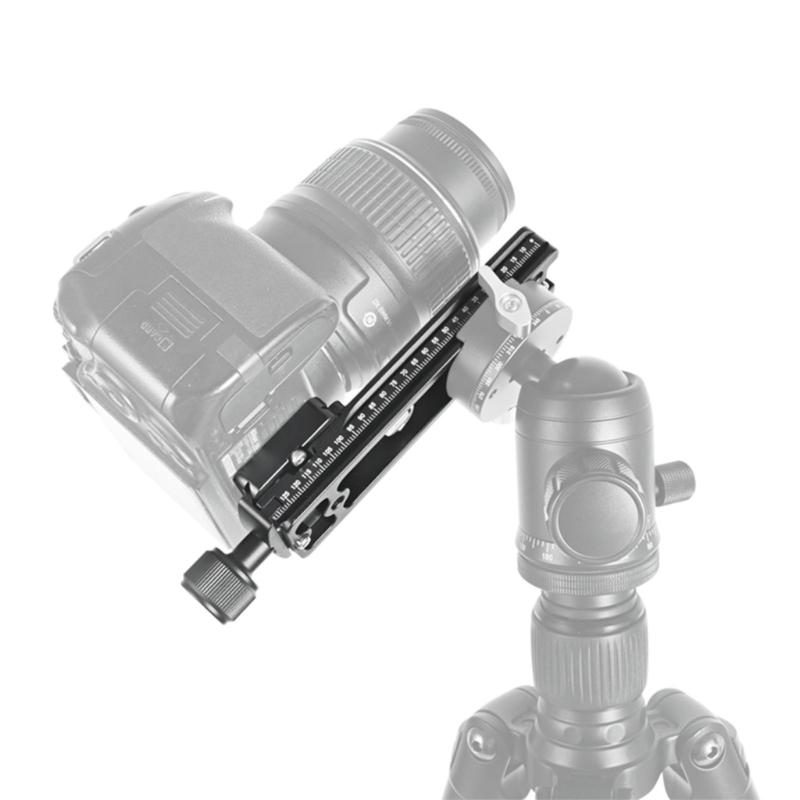 NNR150/NNR150S Camera Clamp Lens Quick Release Long Plate Clamp Mount Clip with Built-in High Contrast Bubble Level