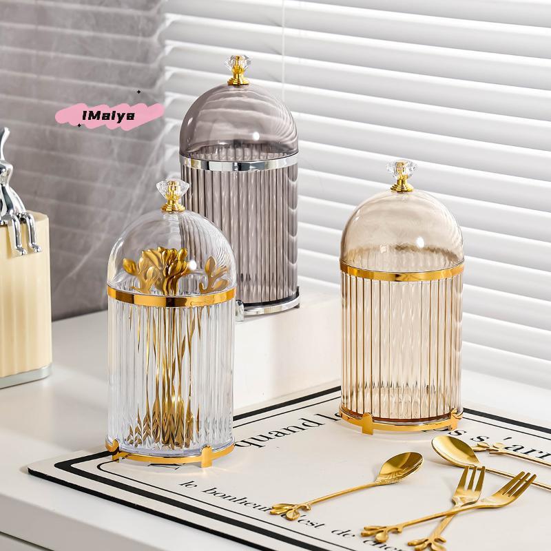 Coffee Spoon Dessert Fork Holder Household Utensil Flatware Organizer Food Storage Canister For Centerpiece