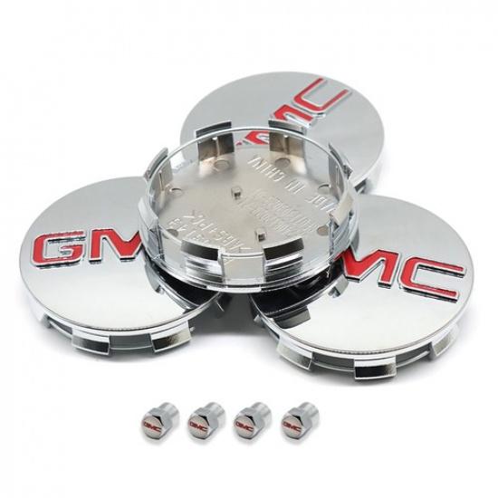 

4PCs CENTER CAPS For Sierra Limited Yukon + XL 2014- RIMS 83mm 20 22