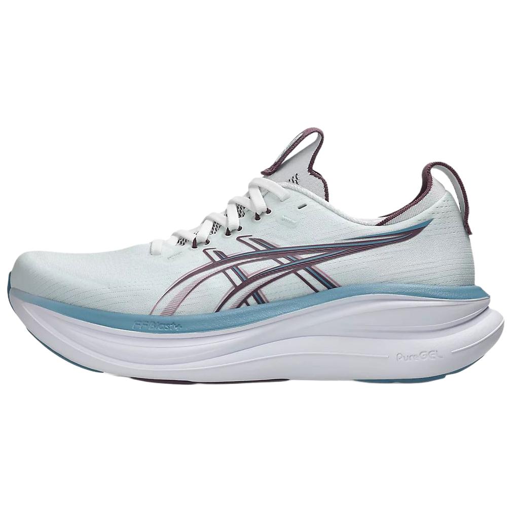 Asics Gel-Nimbus 28 Comfortable Breathable Running Shoes Women Sneakers Arctic-Blue 1012B899-400