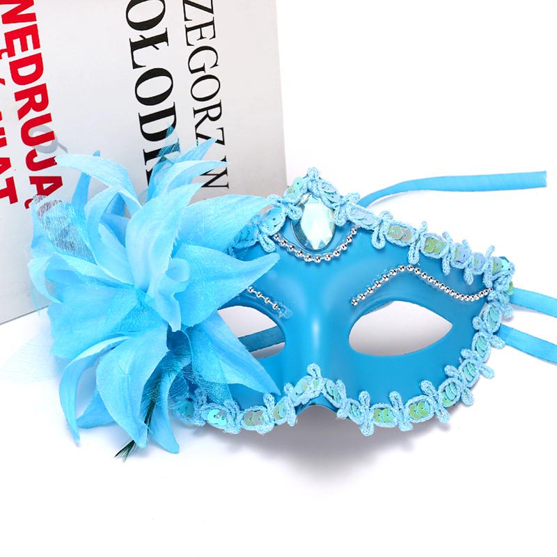 1Pc Lily Decoration Cosplay Mask Sexy Multicolored Dance Dress Up Plastic