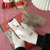 Knitted Gloves Plus Velvet Smile Female Gloves Full finger Gloves  Gloves Wool Mittens