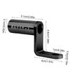 Motorcycle Rearview Mirror Mount Extender Bracket Holder Aluminum Alloy Handlebar Mirror Adapter Mobile Phone Support Stand