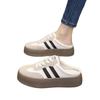 Half slippers women's super fire thick-soled bag head slippers lazy one-pedal shoes casual shoes