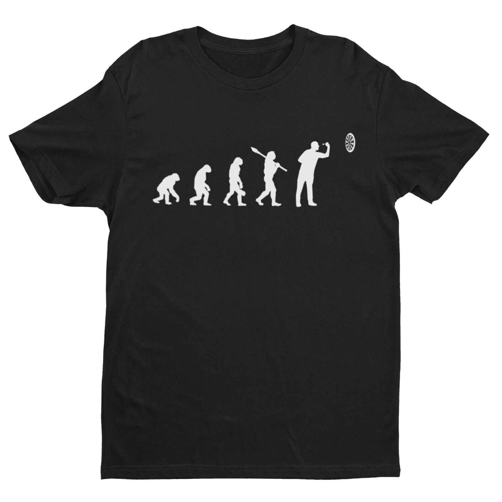 EVOLUTION OF THE DARTS PLAYER Funny T Shirt Man To Oche Gift Idea Darts Team Dad S