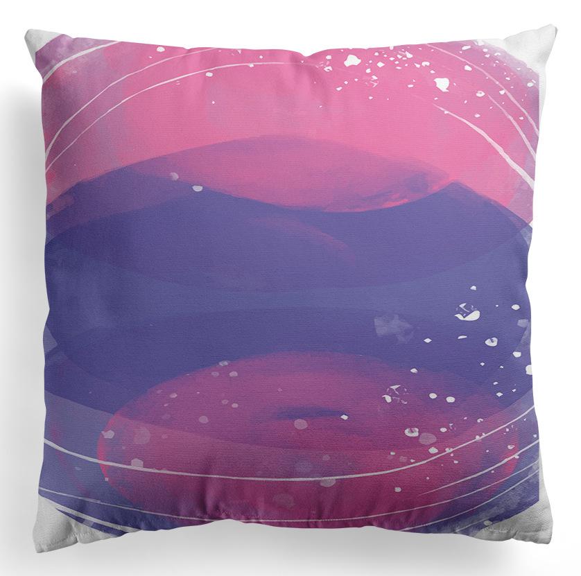 45x45cm Color Geometry Abstract Art Graffiti Print Pattern Home Living Room Sofa Decoration Throw Pillow Case