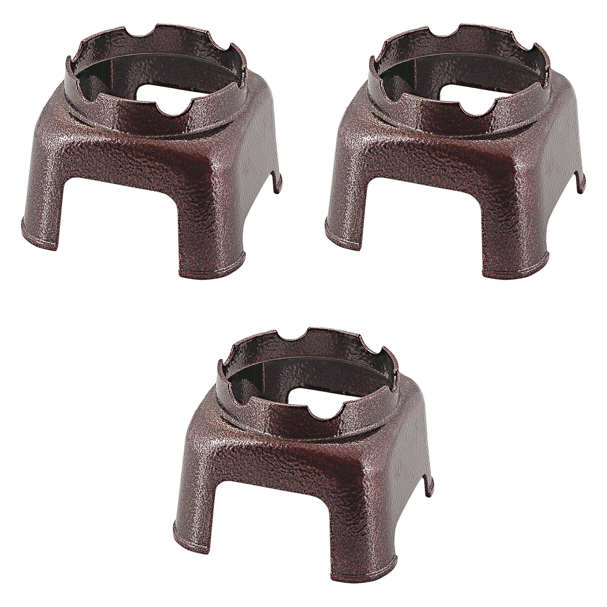 

Set of 3 Oxidized Copper Kamado (Stovetop) for Kamameshi (Rice Cooking Pot) [16.8 x 16.8 x 12.1 cm] | Aluminum Pot, Setomonohonpo