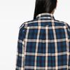 Polo Ralph Lauren Plaid Print Single-Breasted Loose Casual Long Sleeve Shirt Women Shirts Navy-Blue 211916024-001