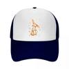 Whimsical Woodland Bunny Blossom Cha Mesh Baseball Cap Casual Hat Outdoor  For Womens Unisex FeUnisex