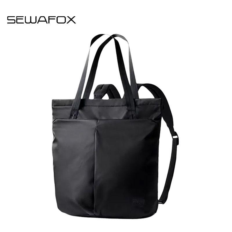 

Сумка-тоут Рюкзак Мужской и Женский Одинаковый Стиль Двойного Использования Большая Вместимость Сумка для Поездок Сумка для Компьютера Дорожная Сумка Рюкзак Black