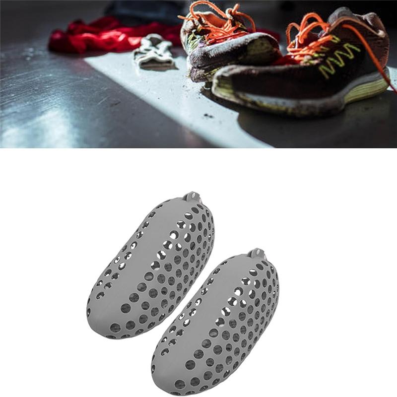 Portable Shoe Washing Machine Bag For Shoes, 2 Pcs Large Shoe Washing Bag, 360 Degree Cleaning Shoe Laundry Bag grigio