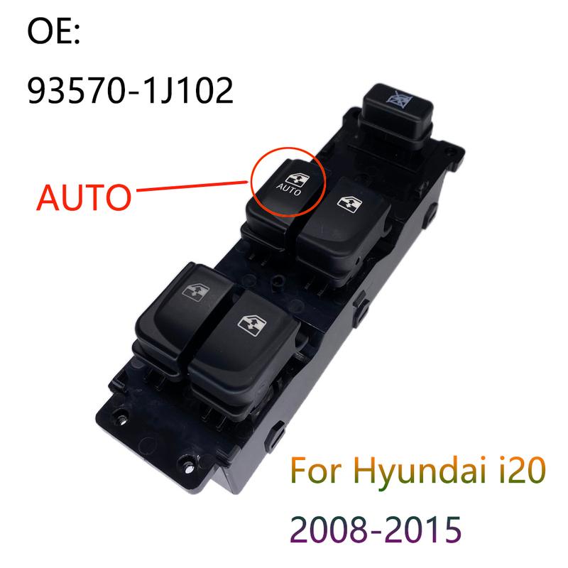Electric Window Switch Lifter Button Parts for Hyundai I20 2008-2015 Car Accessories 93570-1J102