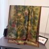 Écharpes Vertes Bufandas Foulard en Soie Femme Châle Mode Hijab Élégant Femmes Luxe Foulard Écharpe Châles de Plage Bandana