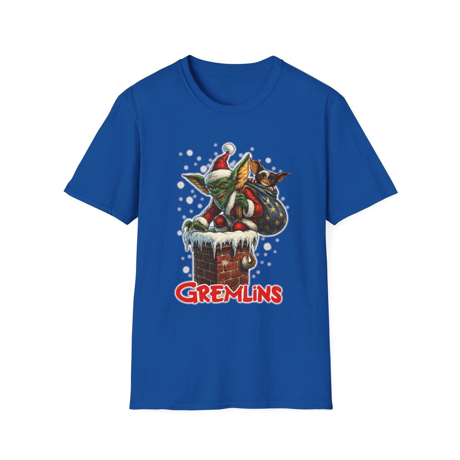 Men s and Women s T-shirts Gremlins Christmas T-Shirt | Holiday Creature Holiday Tee S